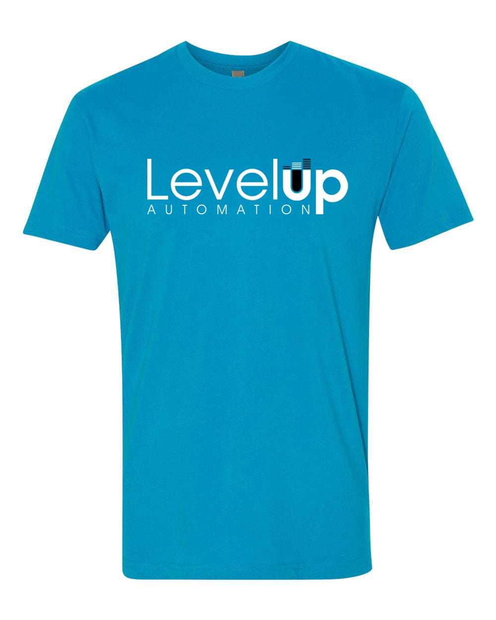 Level Up Automation Apparel & Accessories Level Up Short Sleeved Shirt  - Unisex in Blue