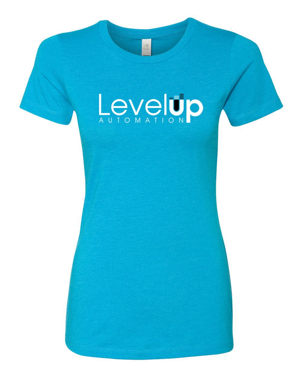 Level Up Automation Apparel & Accessories Level Up Short Sleeved Shirt  - Women's in Blue