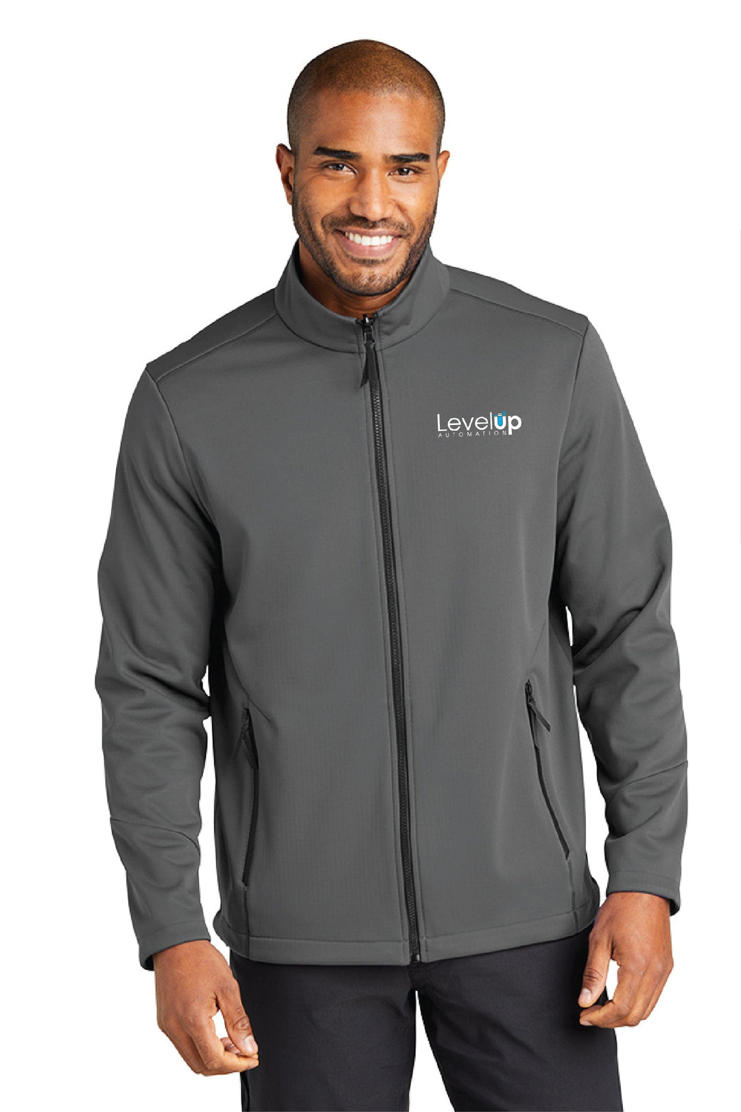 Level Up Automation Apparel & Accessories Men's Jacket - Grey