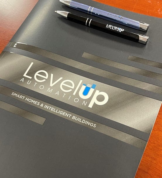 Level Up Automation Level Up Black Presentation Folders - 25 untis